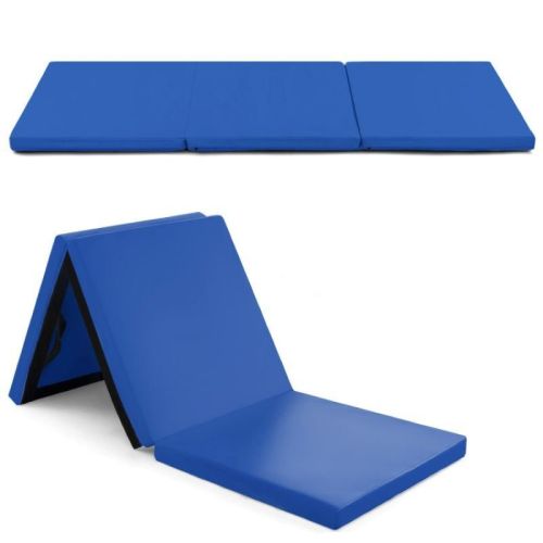 Portable Tri-Fold Gym Mat with Handles for Yoga Portable Tri-Fold Gym Mat with Handles for Yoga