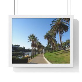 Echo Park Premium Framed Horizontal Poster (Color: White, size: 14‚Ä≥ √ó 11‚Ä≥)