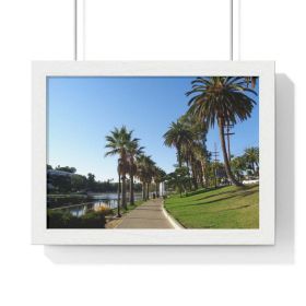 Echo Park Premium Framed Horizontal Poster (Color: White, size: 11" x 8")