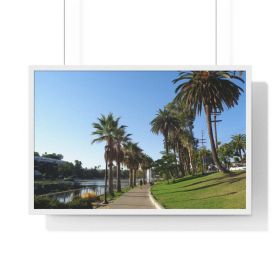 Echo Park Premium Framed Horizontal Poster (Color: White, size: 30" x 20")